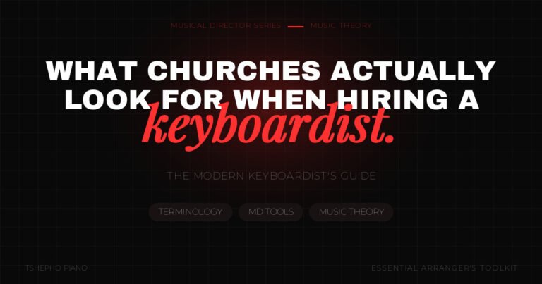 What churches actually look for when hiring a keyboardist